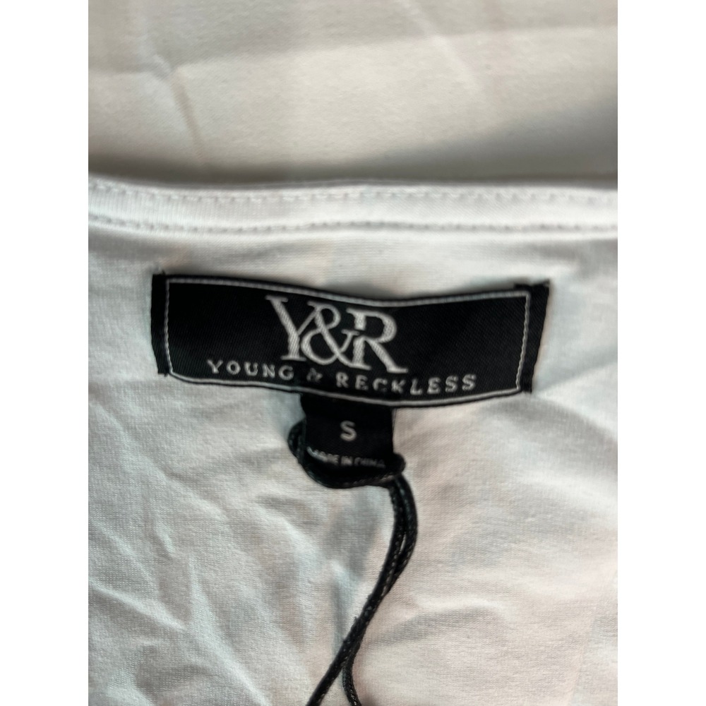 Young & Reckless White Bodysuit Sleeveless Tank Top - New With Tags‎ - Picture 3 of 8